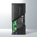 AXAGON Obudowa zewnętrzna aluminiowa bezśrubowa EEM2-SBC USB-C 3.2 GEN 2 M.2 SATA SSD