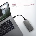 AXAGON Obudowa zewnętrzna, aluminiowa, bezśrubowa, EEM2-SG2, USB-C 3.2 Gen 2 - M.2 NVMe & SATA SSD