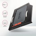 AXAGON Ramka n a 2,5 cala SSD-HDD do gniazda DVD, RSS-CD09, 9.5mmLED aluminium