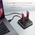 AXAGON Stacja dokująca ADSA-M2C, USB-C 3.2 Gen 2 - 2x M.2 NVMe SSD CLONE MASTER