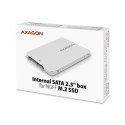 AXAGON Wewnętrzna obudowa 2.5" z interfejsem SATA do dysków SSD M.2 SATA, RSS-M2SD, srebrny