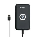 Qoltec Ładowarka indukcyjna | Qualcomm Quick Charge 3.0 | 10W | czarna