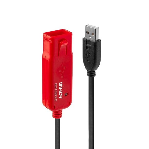 Kabel USB 2.0 LINDY Active ExtensionPro 8m czarny