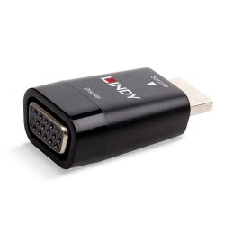 Konwerter HDMI do VGA LINDY czarny