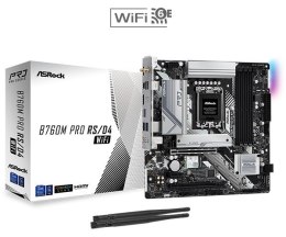 ASRock Płyta główna B760M Pro RS/D4 WIFI s1700 4DDR4 DP/HDMI mATX