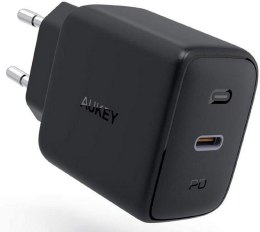 AUKEY PA-B2 Black Omnia GaN ładowarka sieciowa 1xUSB-C 61W Power Delivery 3.0 3A