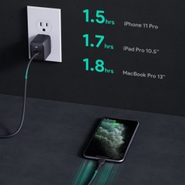 AUKEY PA-B2 Black Omnia GaN ładowarka sieciowa 1xUSB-C 61W Power Delivery 3.0 3A