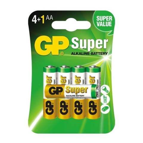 Bateria alkaliczna AA / LR6 GP Super Alkaline x5