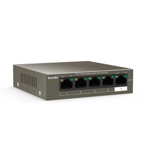 Switch zarządzalny Tenda TEG1105P-4-63W 4-port 1GbE PoE 63W