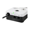 Eaton Listwa antyprzepięciowa Protection Box 8 Tel@ USB FR