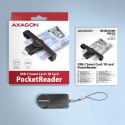 AXAGON CRE-SMP1C Czytnik kart identyfikacyjnych PocketReader USB-C