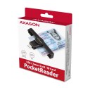 AXAGON CRE-SMP1C Czytnik kart identyfikacyjnych PocketReader USB-C