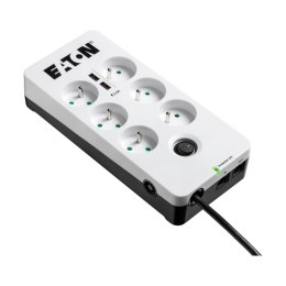 Eaton Listwa antyprzepięciowa Protection Box 6 Tel@ USB FR