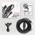 AXAGON Kabel ADR-210B USB 2.0 A-M -> B-M Aktywny kabel połączeniowy/wzmacniacz 10m