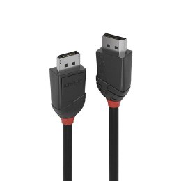 Kabel DisplayPort 1.2, LINDY Black Line 4K UHD M/M, czarny, 3m