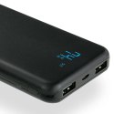 EverActive Powerbank 10 000 mAh 2x USB wyświetlacz LED