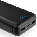 EverActive Powerbank 20 000 mAh 2x USB wyświetlacz LED