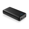 EverActive Powerbank 20 000 mAh 2x USB wyświetlacz LED