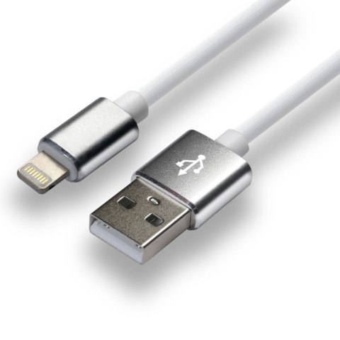 Kabel zasilający everActive CBS-1MW (USB - Micro USB ; 1m; kolor biały)