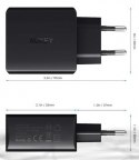 AUKEY AUKEY PA-Y17 ładowarka sieciowa 2xUSB Power Delivery (1xUSB A + 1xUSB C) 18W 6A