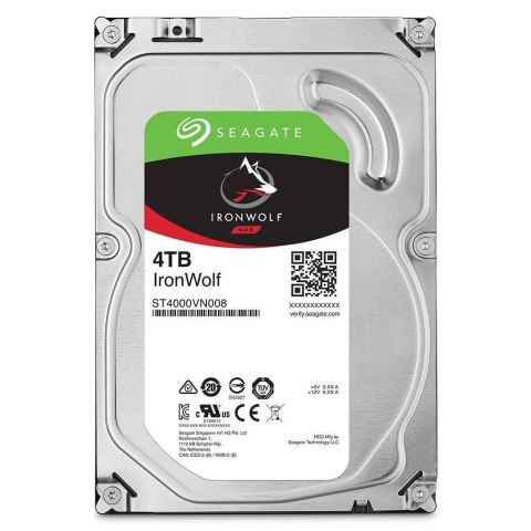 Dysk SEAGATE ST4000VN008 IronWolf™ 4TB 5900 64MB SATA III NAS