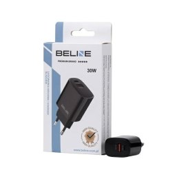 Beline Ładowarka sieciowa 30W USB-C + USB-A, czarna