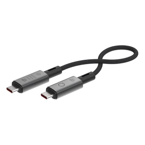 Kabel USB-C LINQ USB4 Pro USB-C/M - USB-C/M, 8K/60Hz, 4K/144Hz, 40Gbps, Power Delivery 3.1, (EPR) Extended Power Range 240W, 0,3