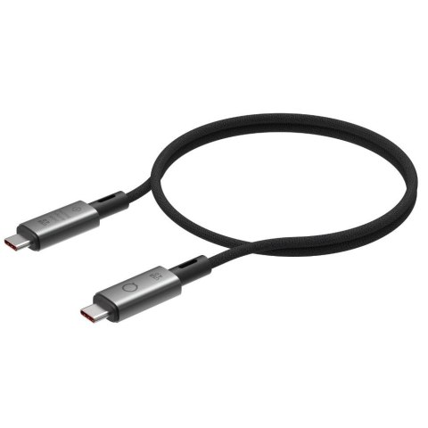 Kabel USB-C LINQ USB4 Pro USB-C/M - USB-C/M, 8K/60Hz, 4K/144Hz, 40Gbps, Power Delivery 3.1, (EPR) Extended Power Range 240W, 1m,