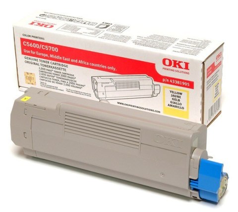 OKI Toner C5600/5700 Yellow (2k)