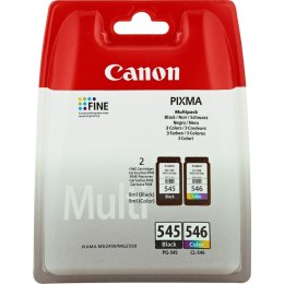 Tusz Canon zestaw PG-545/CL-546=PG545/CL546=8287B005, zawiera czarny i kolor, PG-545+CL-546