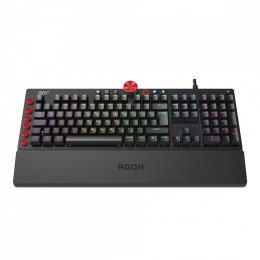 AOC Klawiatura AGON AGK700 Mechanical Wired Gaming Keyboard Cherry MX Red Switches - US International Layout AGK700DRUH