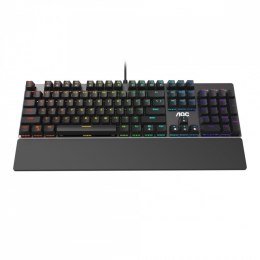 AOC Klawiatura GK500 Mechanical Wired Gaming Keyboard - OUTEMU Red Switches - US International Layout