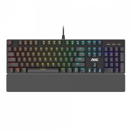 AOC Klawiatura GK500 Mechanical Wired Gaming Keyboard - OUTEMU Red Switches - US International Layout