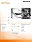 ASRock Płyta główna B760M-H/M.2 s1700 2DDR5 DP/HDMI mATX