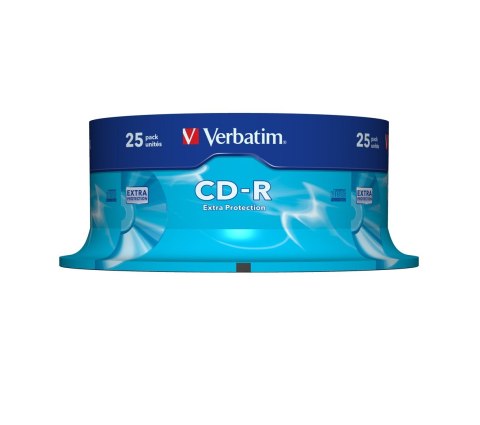 Płyta CD Verbatim 43432 (700MB; 52x; 25szt.; Cake)