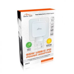 Media-Tech Zasilacz uniwersalny 65W 1x USB-C PD MT6273