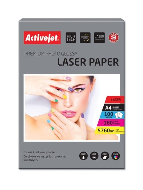 Papier fotograficzny błyszczący Activejet AP4-160G100L (A4; 100 szt.)