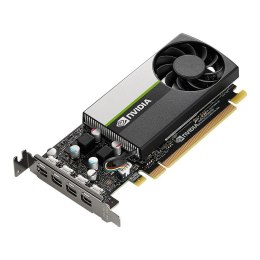 Karta graficzna PNY NVIDIA T1000 4GB, GDDR6, 4x DisplayPort, PCI Express 3.0, LP - ATX bracket, Retail