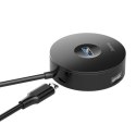 Hub Baseus CAHUB-F01 (3x USB 2.0; 1x USB 3.0; kolor czarny)