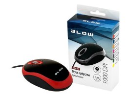 Mysz BLOW MP-20 84-011# (optyczna; 1000 DPI; kolor czerwony)