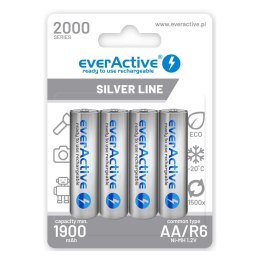 Akumulatorki AA/R6 everActive Silver Line 2000 mAh 4 sztuki