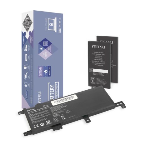 Bateria Mitsu do notebooka Asus F542 (7.4V-7.6V) (3800 mAh)