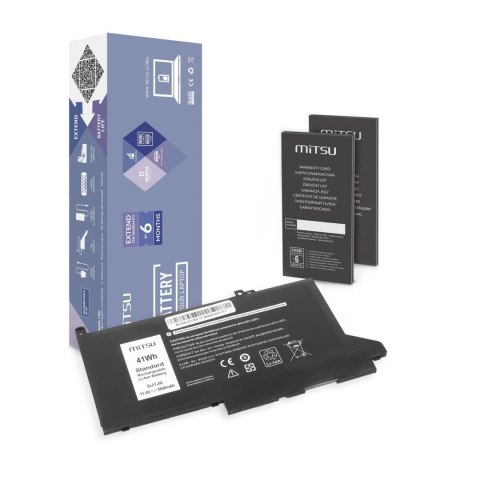 Bateria Mitsu do notebooka Dell Latitude E7390, E7490 (11.4V) (3600 mAh)