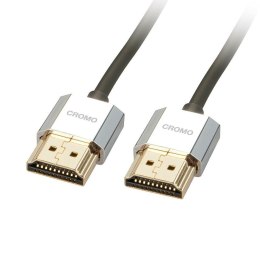 Kabel HDMI 2.0 LINDY CROMO Slim High Speed M/M Ethernet 1m cromo