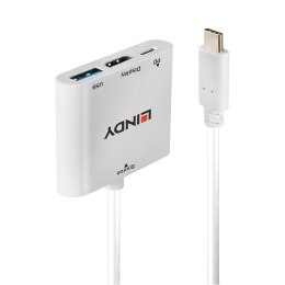 Konwerter LINDY USB-C na HDMI USB-A Power Delivery