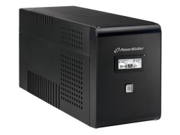 PowerWalker UPS LINE-INTERACTIVE 1500VA 2X SCHUKO + 2XIEC OUT, RJ11/RJ45 IN/OUT, USB, LCD