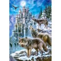 Castor Puzzle 1500 elementów Wilki i Zamek