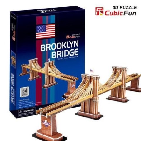 Cubic Fun PUZZLE 3D Empire Brooklyn Bridge