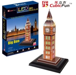 Cubic Fun PUZZLE 3D ZEGAR BIG BEN (ŚWIATŁO)