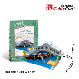 Cubic Fun Puzzle 3D Domki świata - Włochy Rialto Bridge